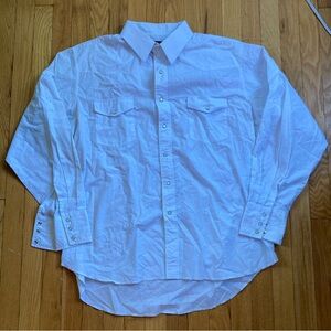 Rustler White Western Shirt XL